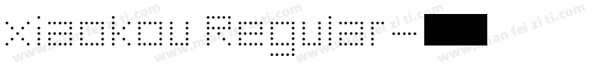 xiaokou Regular字体转换
